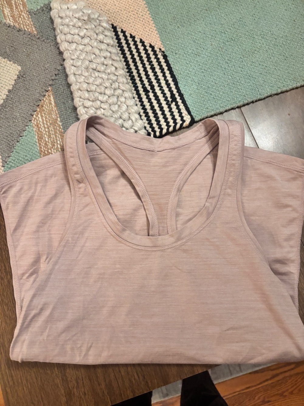 Light Mauve Racerback Tank Top - Picture 5 of 12